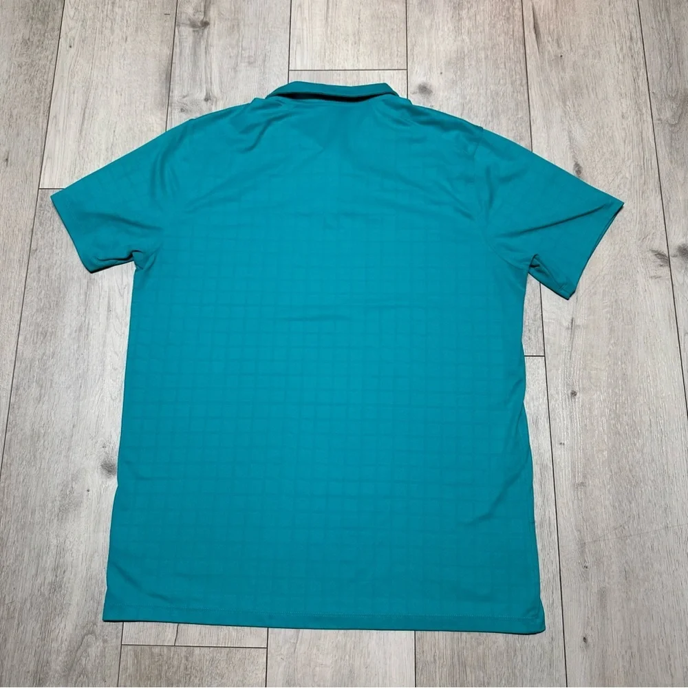 Nike Men's Dri-Fit Aqua Polo Golf Fish Every day wear Shirt size Large